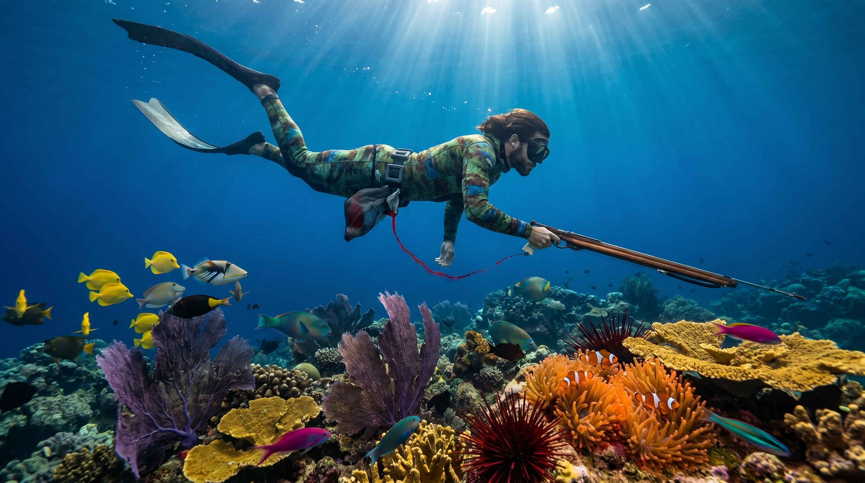 Spearfisher deep blue